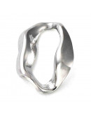 Linking Rings. Acero inoxidable. Ovalo (3). Color plateado. 20,5x14,5x3 milímetros. 1 unidad.