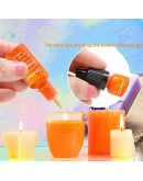 Pigmentos líquidos. 20 colores. 10 ml cada color. Para velas y jabones. 1 set.