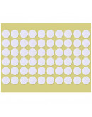 Adhesivo. Doble cara. Para mecha de candelas. 15 mm diámetro. 50 unidades.