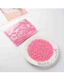 Chaquira. 4 mm. Color Sólido Ceylon. PINK. 1,50 mm perforación. 1 libra. 4500 uds aprox.