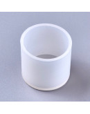 Molde para velas y resina. Cilindro. 34x33 milímetros. 30 mm diámetro interior. 1 unidad.