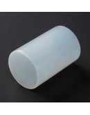 Molde para velas y resina. Cilindro. 86x55 milímetros. 49,5 mm diametro interior. 1 unidad.