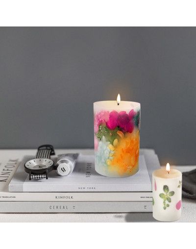 Molde para velas y resina. Cilindro. 86x55 milímetros. 49,5 mm diametro interior. 1 unidad.