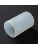Molde para velas y resina. Cilindro. 86x55 milímetros. 49,5 mm diametro interior. 1 unidad.