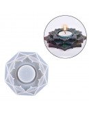 Molde para resina. Porta velas: Flor de Loto. 106x23 milímetros. 1 unidad. Molde para resina. Porta velas: Flor de Loto. 106x23 milímetros. 1 unidad.