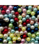 Perla (imitación). MIX COLOR. 05 mm diámetro. Sin perforación. Uso con HM089 y BS250P. 100 uds aprox