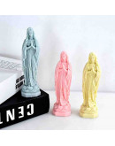 Molde para velas y resina. Religión: Virgen. 140x46 milímetros. 1 unidad.