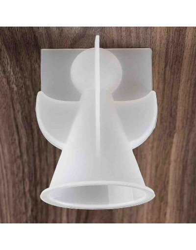 Molde para velas y resina. Religión: Angel. 90x69 milímetros. 1 unidad.