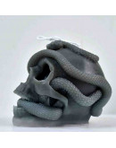 Molde para velas y Resina. Calavera. 113x86 milímetros. 1 unidad.