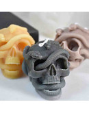 Molde para velas y Resina. Calavera. 113x86 milímetros. 1 unidad.