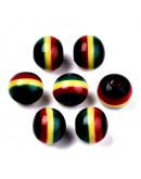 Jamaican. Esfera. 8x7 milímetros. 1,6 mm perforación. 25 unidades. Jamaican. Esfera. 8x7 milímetros. 1,6 mm perforación. 25 unidades.