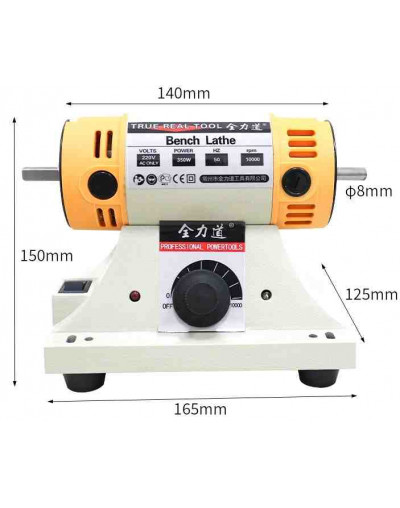 Motor esmeril multifunción. 15x16x12,5 cm. 110V. 10000 rpm. Incluye accesorios. 1 set.