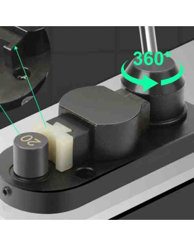 Ring Bender. Doblador anillos. Formas redondas 12, 14, 16, 18, 20 y 22 mm y ángulos de 60 y 90º.