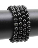 Agata. BLACK. 12 mm diámetro. 1 mm perforación. 30 uds hilo aprox. Agata. BLACK. 12 mm diámetro. 1 mm perforación. 30 uds hilo aprox.