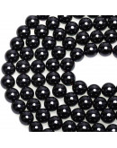 Agata. BLACK. 06 mm diámetro. 1 mm perforación. 60 uds hilo aprox. Agata. BLACK. 06 mm diámetro. 1 mm perforación. 60 uds hilo aprox.