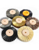 Disco de bronce para limpieza de metal. 4 líneas de cerdas. 75 mm diámetro. 1 ud. Disco de bronce para limpieza de metal. 4 líneas de cerdas. 75 mm diámetro. 1 ud.