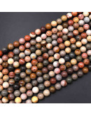 Jásper Picture. 08 mm diámetro. 1 mm perforación. 45 uds hilo aprox.