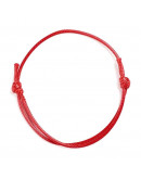 Cordón regulable  pulsera. Piel de serpiente. RED. 1,5 mm grosor. 5 unidades.