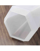 Molde para velas y resina. Pirámide hexagonal. 62x54 milímetros. 1 unidad.