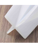 Molde para velas y resina. Pirámide hexagonal. 62x54 milímetros. 1 unidad.