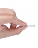 Blank Stamping. Rectángulo. Acero inoxidable. Color Plateado. 25x9x1,8 mm. 1,4 mm agujero. 1 ud.