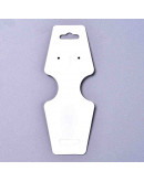 Etiquetas para collares y pulseras. Blancas. Handmade with Love. 12x4.5 cm. 50 uds.