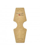 Etiquetas para collares y pulseras. Cartón. Handmade with Love. 12x4.5 cm. 50 uds.