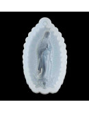 Molde silicona. Para resina. Religión: Virgen. 84x47x14 mm. 3 mm perforación. 1 ud.
