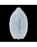 Molde silicona. Para resina. Religión: Virgen. 84x47x14 mm. 3 mm perforación. 1 ud.