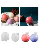 Molde silicona. Velas, jabones y resina. Planeta Tierra. 80x79 milímetros. 1 ud.