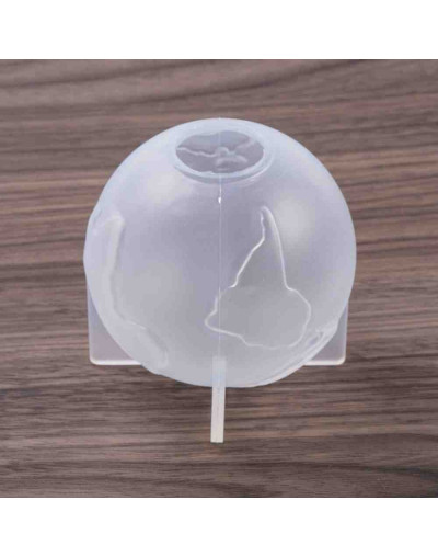 Molde silicona. Velas, jabones y resina. Planeta Tierra. 80x79 milímetros. 1 ud.