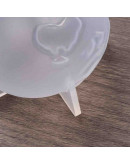 Molde silicona. Velas, jabones y resina. Planeta Tierra. 80x79 milímetros. 1 ud.