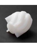 Molde silicona. Velas, jabones y resina. Twist. 72x71 milímetros. 1 ud.