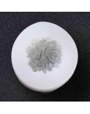 Molde silicona. Grado alimentario. Velas, jabones,  resina y alimentos. Esfera Flores. 64X43 mm.