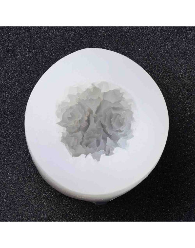 Molde silicona. Grado alimentario. Velas, jabones,  resina y alimentos. Esfera Flores. 64X43 mm.