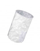 Molde silicona. Velas, jabones y resina. Columna con patrón de olas. 72x11 milímetros. 1 ud.