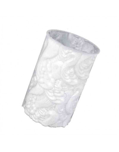 Molde silicona. Velas, jabones y resina. Columna con patrón de olas. 72x11 milímetros. 1 ud.