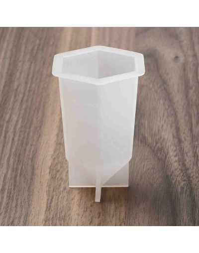 Molde silicona. Velas, jabones y resina. Poliedro. 46x52x70 mm. 1 ud.