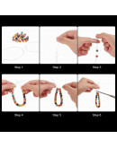 Hilo elástico. Trasparente. 0,4 mm diámetro. 20 metros carrete. 1 carrete.