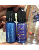 Pigmentos para resina. Color perlado silver blue. 10 ml. 1 unidad.