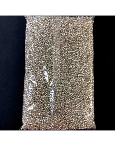 Chaquira. Color metalizado. SILVER. 4 milímetros. 1 mm perforación. 40 gramos. 390 uds aprox.