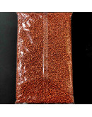 Chaquira. Color metalizado. COOPER. 4 milímetros. 1 mm perforación. 40 gramos. 390 uds aprox.