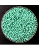 Chaquira. Color sólido. SEA GREEN. 4 milímetros. 1 mm perforación. 40 gramos. 390 uds aprox.