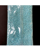 Chaquira. Color sólido. MOONSTONE BLUE. 2 milímetros. 1 mm perforación. 40 gramos. 2600 uds aprox.