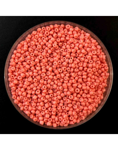 Chaquira. Color sólido. COOPER CRAYOLA. 2 milímetros. 1 mm perforación. 40 gramos. 2600 uds aprox.