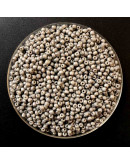 Chaquira. Color sólido. GREY. 3 milímetros. 1 mm perforación. 40 gramos. 900 uds aprox.