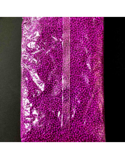 Chaquira. Color sólido. FLIRT. 4 milímetros. 1 mm perforación. 40 gramos. 390 uds aprox.