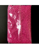 Chaquira. Color sólido. HOT PINK. 4 milímetros. 1 mm perforación. 40 gramos. 390 uds aprox.