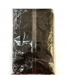 Chaquira. Color sólido. BLACK COFFEE. 4 milímetros. 1 mm perforación. 1 libra. 4500 uds aprox.