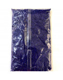 Chaquira. Color sólido. CETACEAN BLUE. 3 milímetros. 1 mm perforación. 1 libra. 10000 uds aprox.